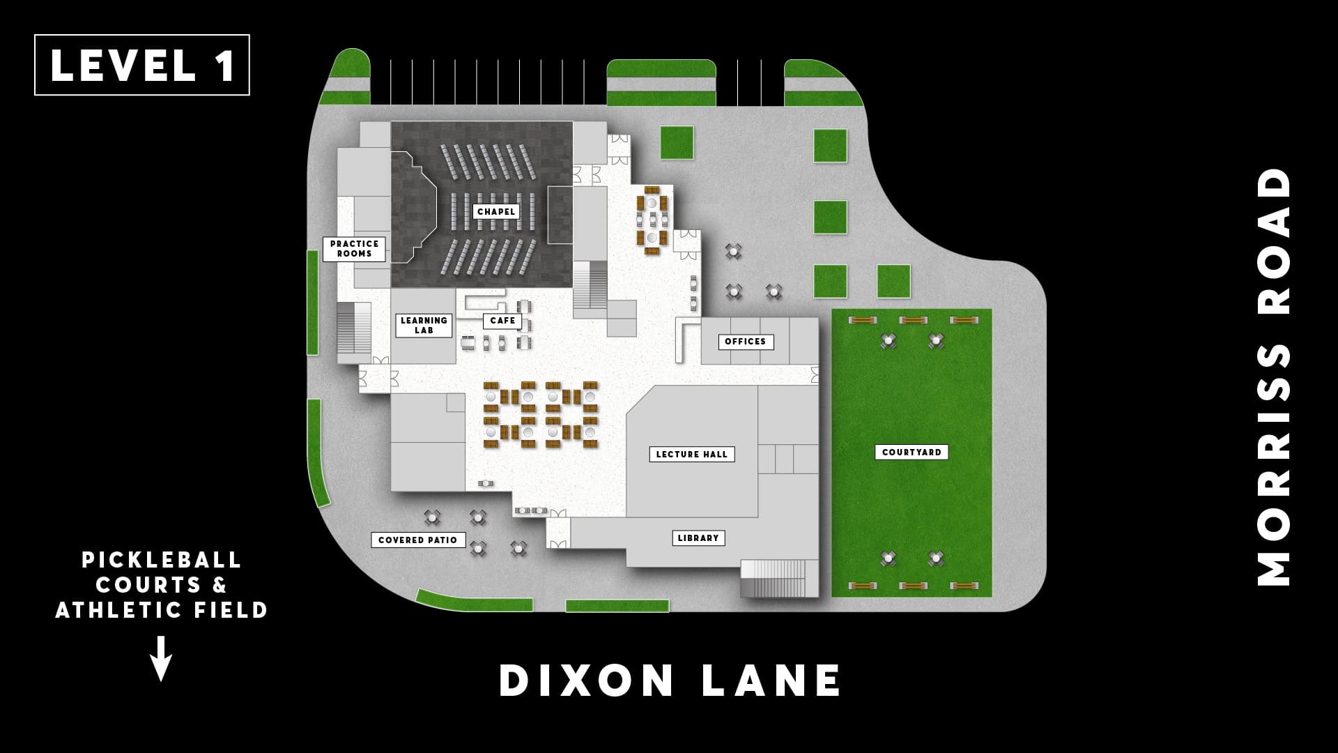 Training Center Site Map Level 1